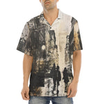 Hawaiian Shirt Abstract Painting Urban Cityscape