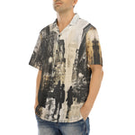 Hawaiian Shirt Abstract Painting Urban Cityscape