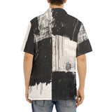 Hawaiian Shirt Black And White Modern Art Abstraction