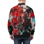 Bomber Jacket Graffiti Chaotic Collage