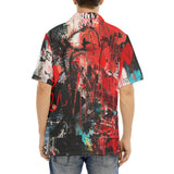 Hawaiian Shirt Graffiti Chaotic Collage