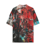 Hawaiian Shirt Graffiti Chaotic Collage