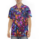 Men's Polo Shirt Kaleidoscope of Vibrant Colors