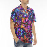Men's Polo Shirt Kaleidoscope of Vibrant Colors