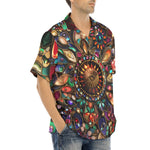 Hawaiian Shirt Colorful Mandala Jewels Art