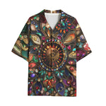 Hawaiian Shirt Colorful Mandala Jewels Art