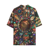 Hawaiian Shirt Colorful Mandala Jewels Art