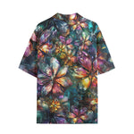Hawaiian Shirt Crystal and Gemstone Flowers