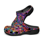 Classic Clogs Colorful Flower designs and Crystals