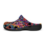 Classic Clogs Colorful Flower designs and Crystals