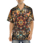 Hawaiian Shirt Colorful Mandala Digital Art