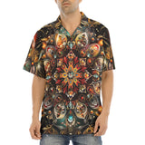 Hawaiian Shirt Colorful Mandala Digital Art