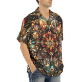 Hawaiian Shirt Colorful Mandala Digital Art