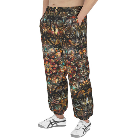 Men's Sweatpants Colorful Mandala Digital Art