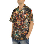 Hawaiian Shirt Colorful Mandala Digital Art