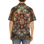 Hawaiian Shirt Colorful Mandala Digital Art
