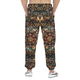 Men's Sweatpants Colorful Mandala Digital Art