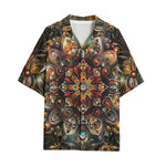 Hawaiian Shirt Colorful Mandala Digital Art
