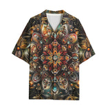 Hawaiian Shirt Colorful Mandala Digital Art