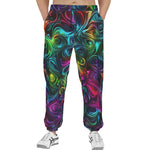 Men's Sweatpants Swirling shapes and Vibrant Colors