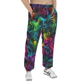Men's Sweatpants Swirling shapes and Vibrant Colors