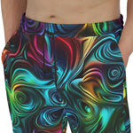 Men's Sweatpants Swirling shapes and Vibrant Colors