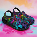 Classic Clogs Swirling shapes and Vibrant Colors