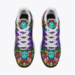 Air Cushion Sneakers Bright Colors Flower and Crystals