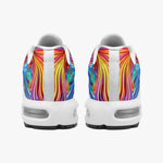 Air Cushion Sneakers Vibrant Rainbow Colors