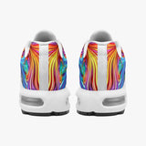 Air Cushion Sneakers Vibrant Rainbow Colors