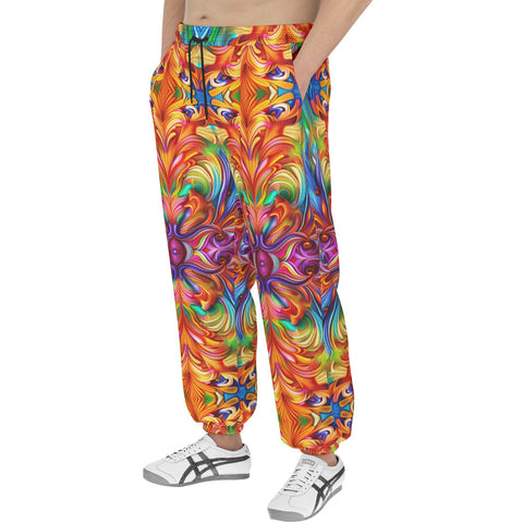 Men's Sweatpants Vibrant Rainbow Colors