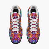 Air Cushion Sneakers Vibrant Rainbow Colors