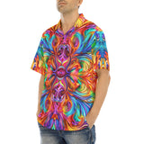 Hawaiian Shirt Vibrant Rainbow Colors