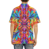 Hawaiian Shirt Vibrant Rainbow Colors