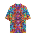 Hawaiian Shirt Vibrant Rainbow Colors