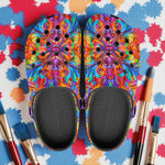 Classic Clogs Vibrant Rainbow Colors