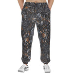 Men's Sweatpants Gothic Floral and Leaves Ornament