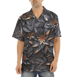 Hawaiian Shirt Gothic Floral and Leaves Ornament