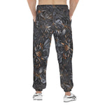 Men's Sweatpants Gothic Floral and Leaves Ornament