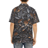 Hawaiian Shirt Gothic Floral and Leaves Ornament
