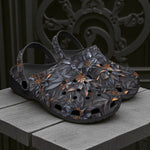 Classic Clogs Gothic Floral and Leaves Ornament