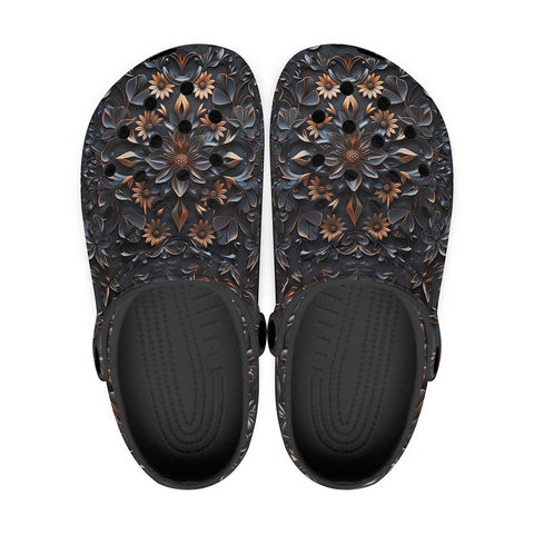 Classic Clogs Gothic Floral Ornament