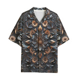 Hawaiian Shirt Gothic Floral Ornament