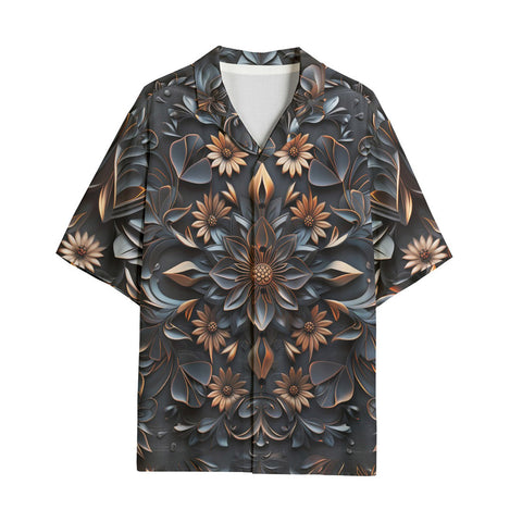 Hawaiian Shirt Gothic Floral Ornament