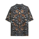 Hawaiian Shirt Gothic Floral Ornament