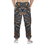 Men's Sweatpants Gothic Pattern Carved Wood and Copper