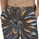 Men's Sweatpants Gothic Pattern Carved Wood and Copper