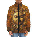 Down-Padded Puffer Jacket Ancient Golden Sun Rays