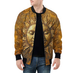 Bomber Jacket Ancient Golden Sun Rays