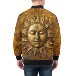 Bomber Jacket Ancient Golden Sun Rays